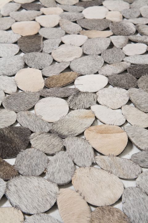 KARE Teppich Circle Grau 170x240cm 31123