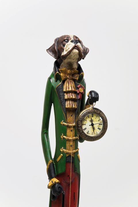 KARE Standuhr Gentleman Dog 138 32092