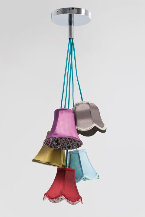 KARE Hängeleuchte Saloon Flowers 5 30001