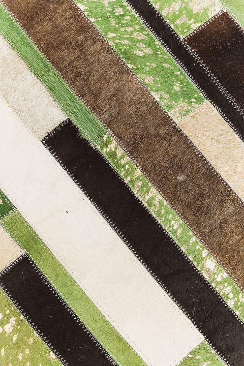 KARE Teppich Brick Grün 170x240cm 30003