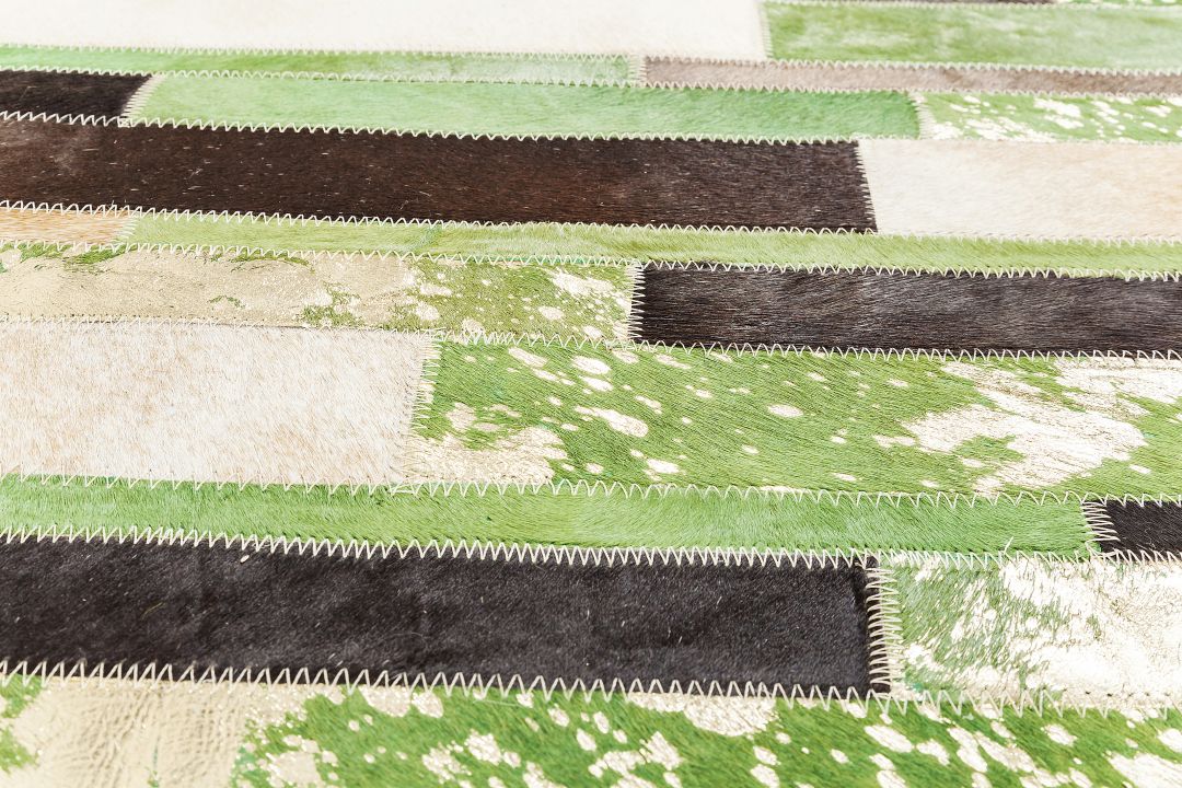 KARE Teppich Brick Grün 170x240cm 30003