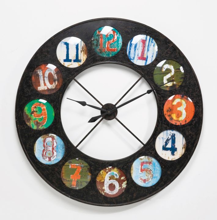 KARE Wanduhr Vintage Colore Ø70cm 32692