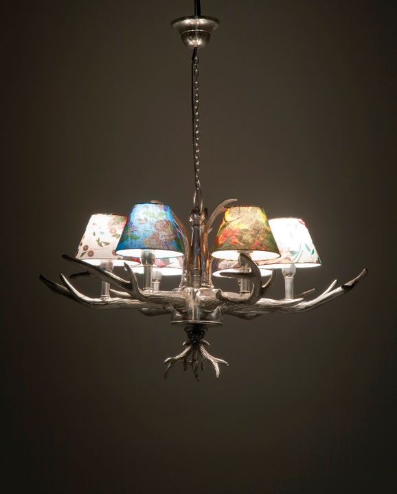 KARE Hängeleuchte Antler Flowers 33008