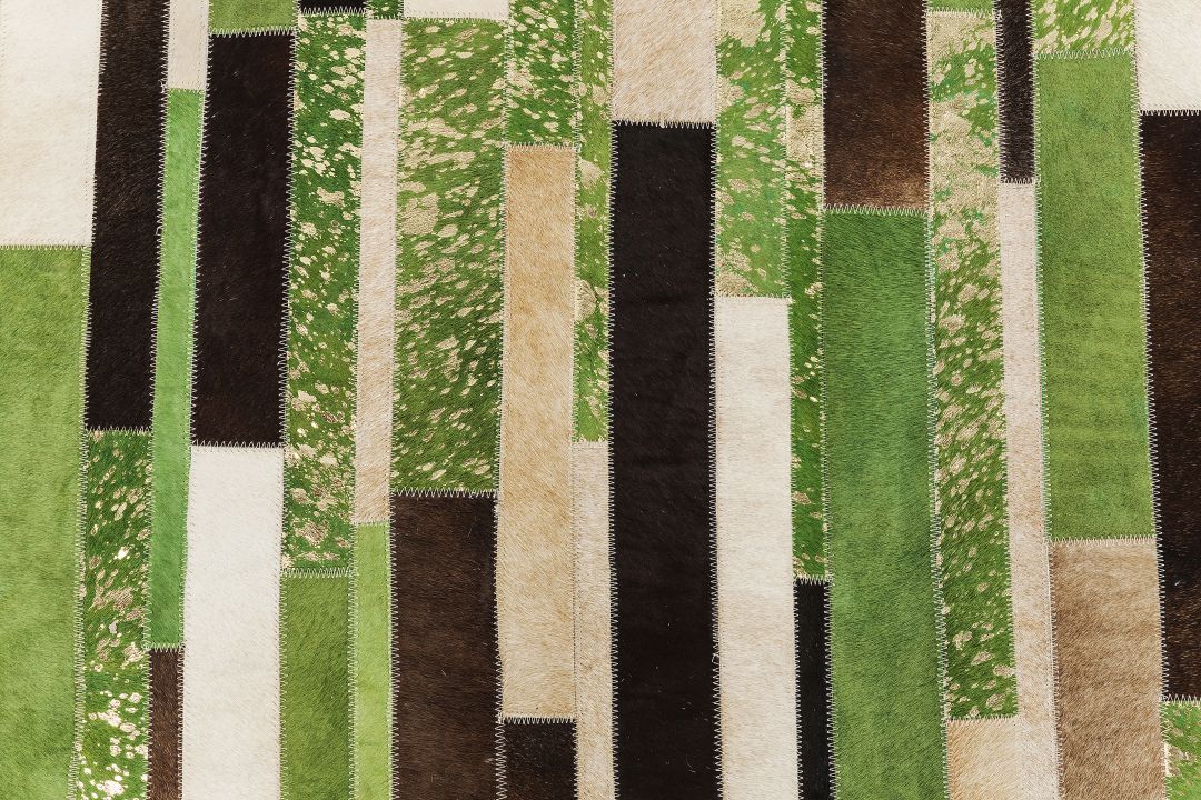 KARE Teppich Brick Grün 170x240cm 30003