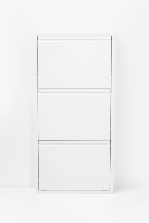 KARE Schuhkipper Caruso 3-er weiß 9287