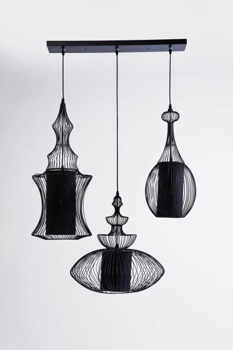 KARE Hängeleuchte Swing Iron Tre 31658